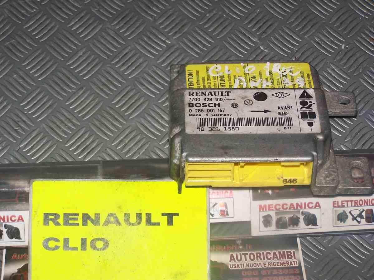Renault clio 0285001157 / 7700428310 centralina airbag