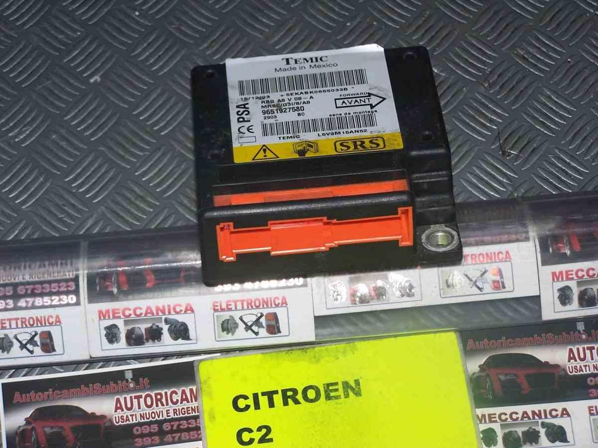Citroen c2 dal 2003 al 2010 9656888880 centralina airbag