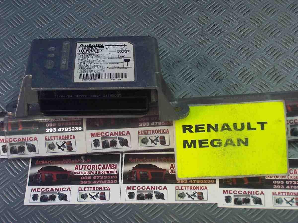 Renault megane 603988800 / 8200337245 centralina airbag