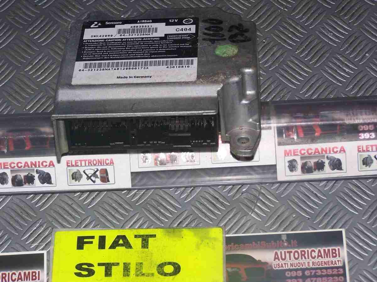 Fiat stilo 51711816 / 5wk43342 / 1000311 centralina airbag