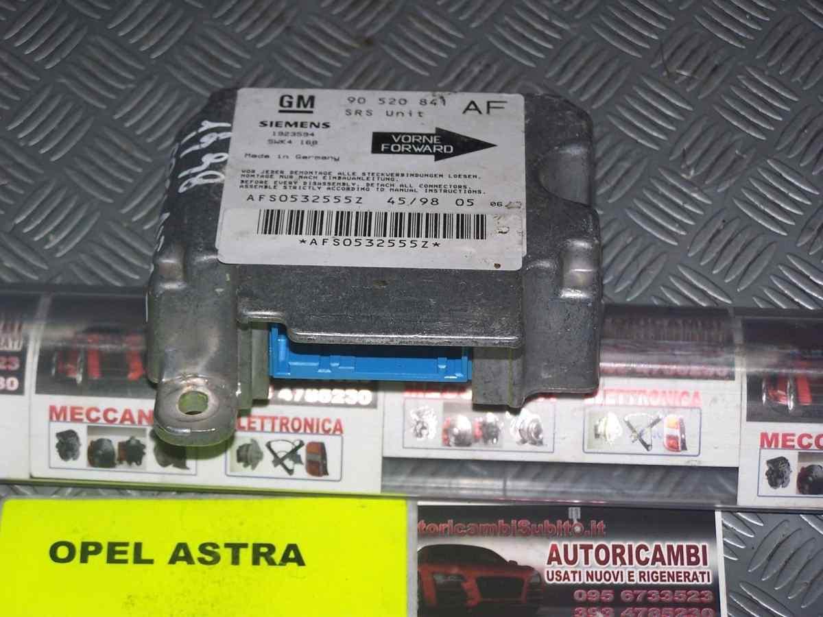 Opel astra dal 1998 al 2004 90520841 centralina airbag