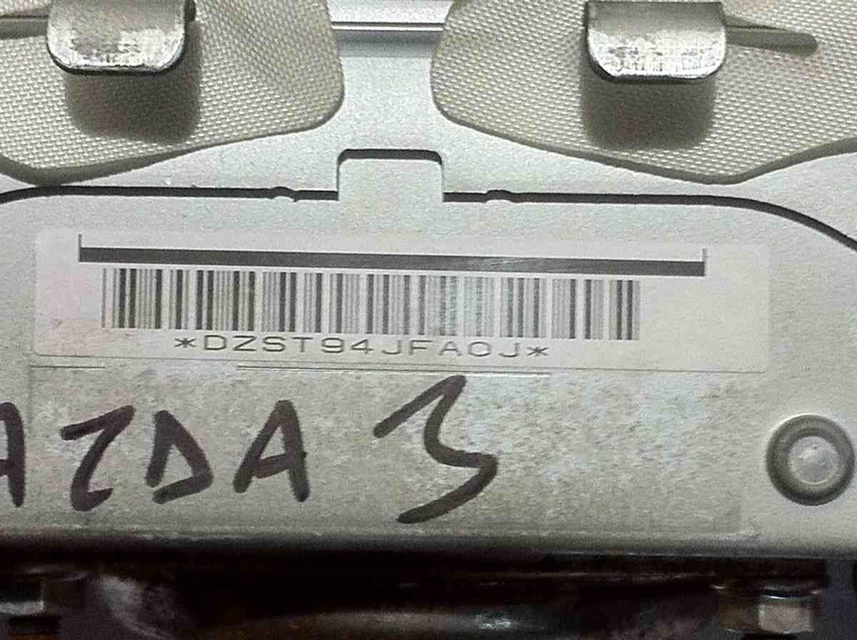 BP4S57K50A  AIRBAG PASSEGERO MAZDA 3 1600D <br />