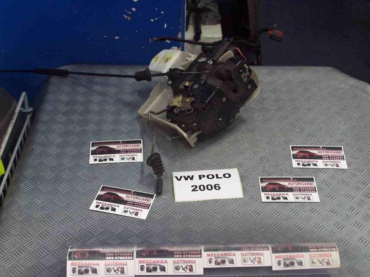 Volkswagen polo dal 2005 al 2009 chiusura porta anteriore sx