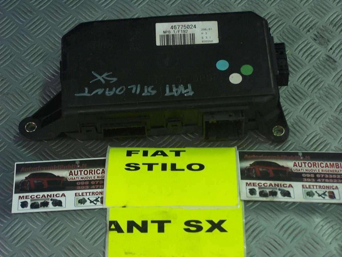 Fiat stilo centralina 46775024 portiera anteriore sx
