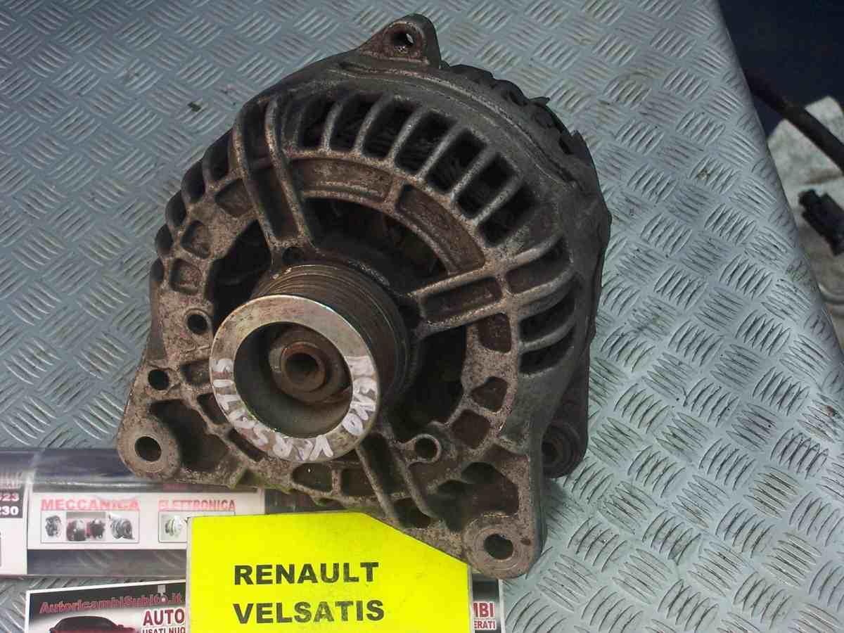 Renault velsatis 2200 dci 0124525043 alternatore bosch