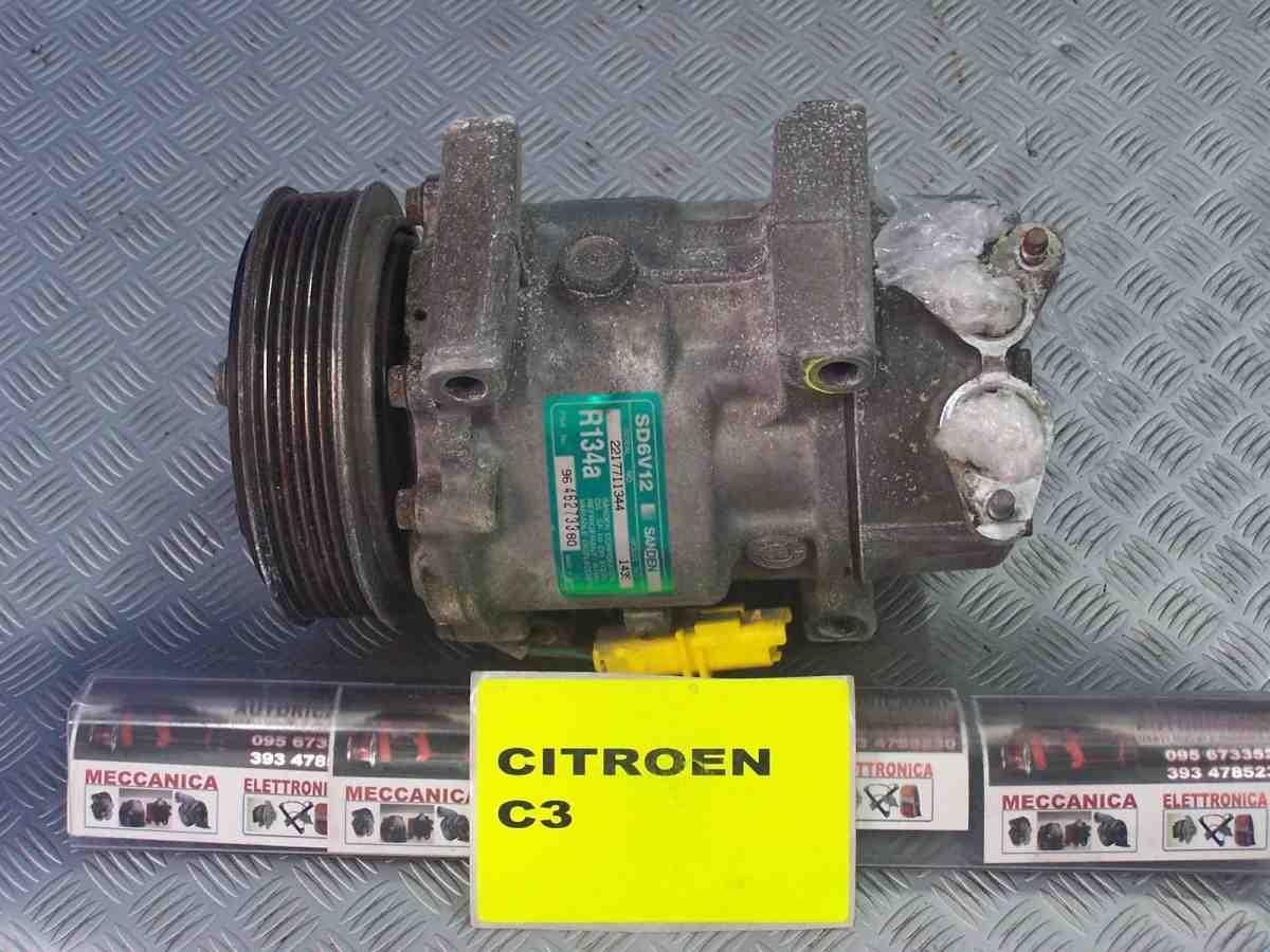 Citroen c3 1600 bz r134a9646273380 compres aria condiz