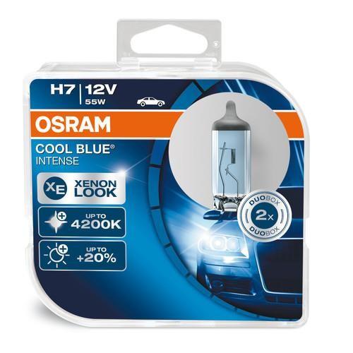 OSRAM Cool Blue Intense - H7 - 55W - PX26d - 2 pz  - Scatola Plast.