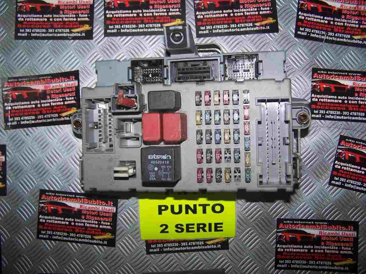 FIAT PUNTO 2a SERIE 46817785NPL PORTAFUSIBILI DELPHI