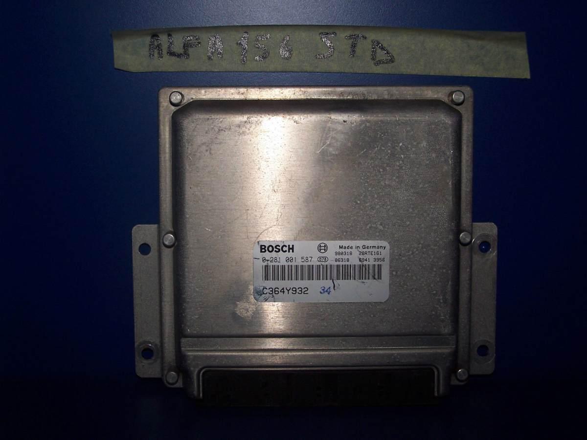 Alfa romeo 156 0281001587 centralina motore bosch