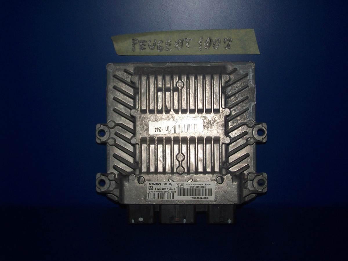 Peugeot 1007 5ws40171c-t centralina motore siemens