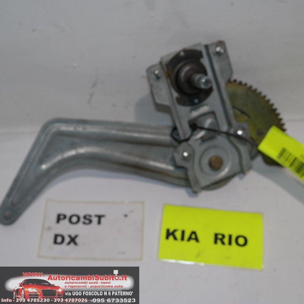 Kia rio dal 2000 al 2006 alzavetro manuale posteriore dx