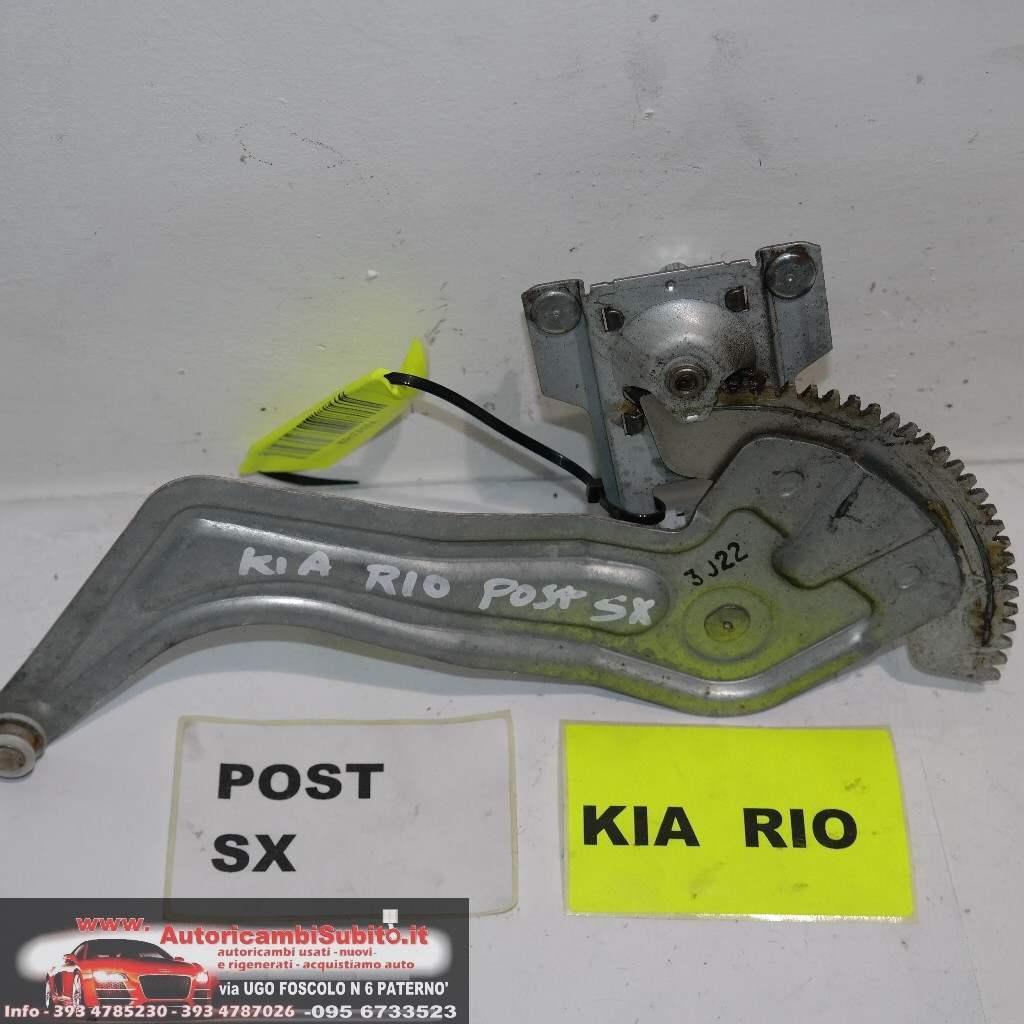 Kia rio dal 2000 al 2006 alzavetro manuale posteriore sx