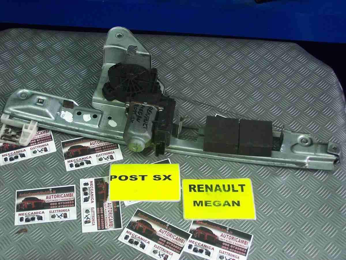 Renault megane dal 2002 al 2008 alzavetro elettrico posteriore sx