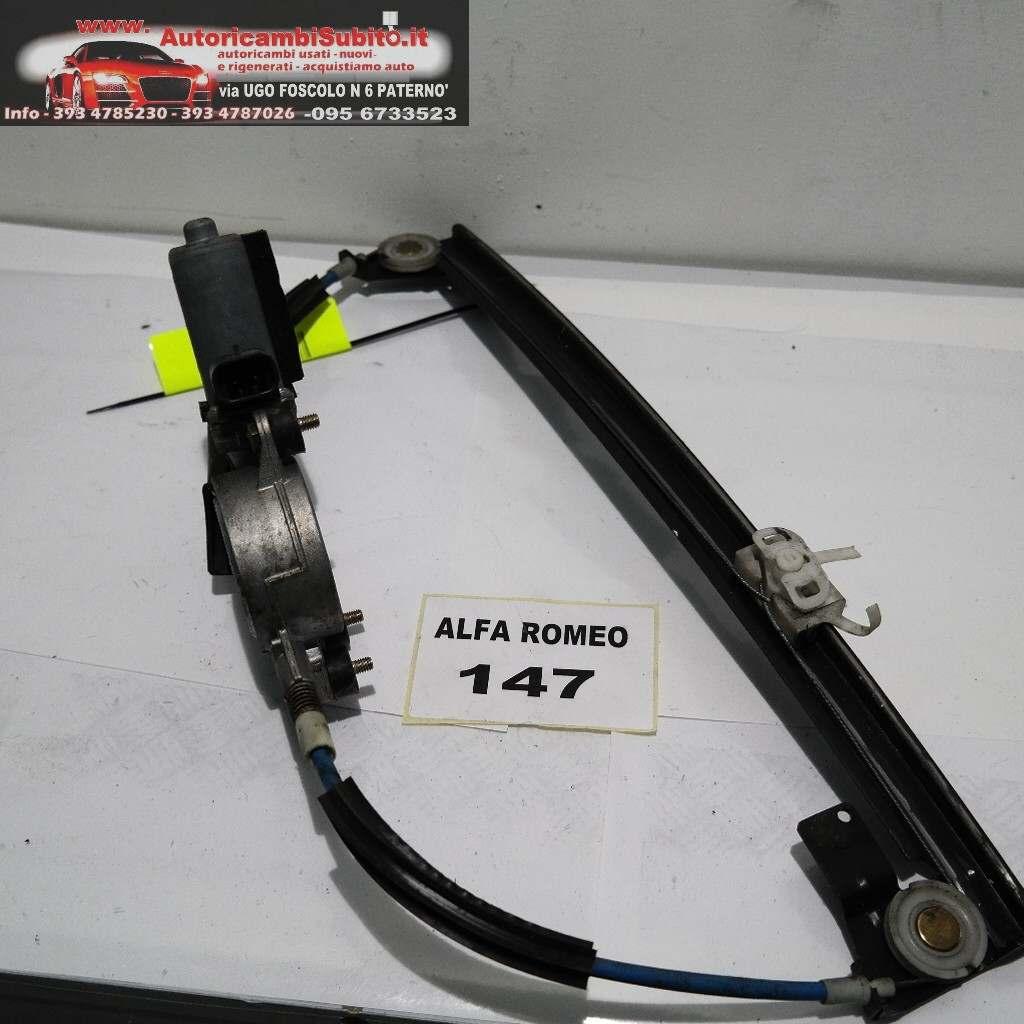 Alfa romeo 147 dal 2000 al 2004 alzavetro elettrico anteriore dx