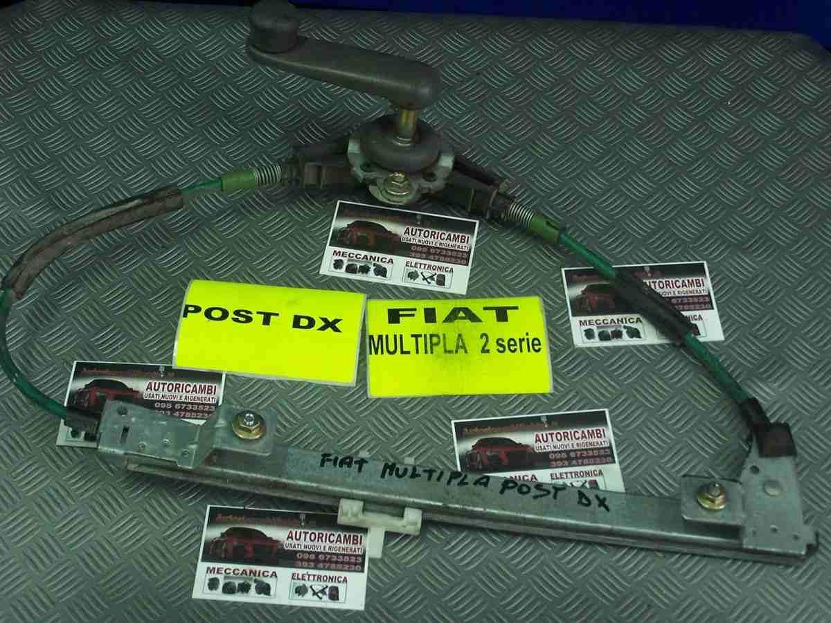 FIAT MULTIPLA 2a SERIE ALZAVETRO MANUALE POSTERIORE DX
