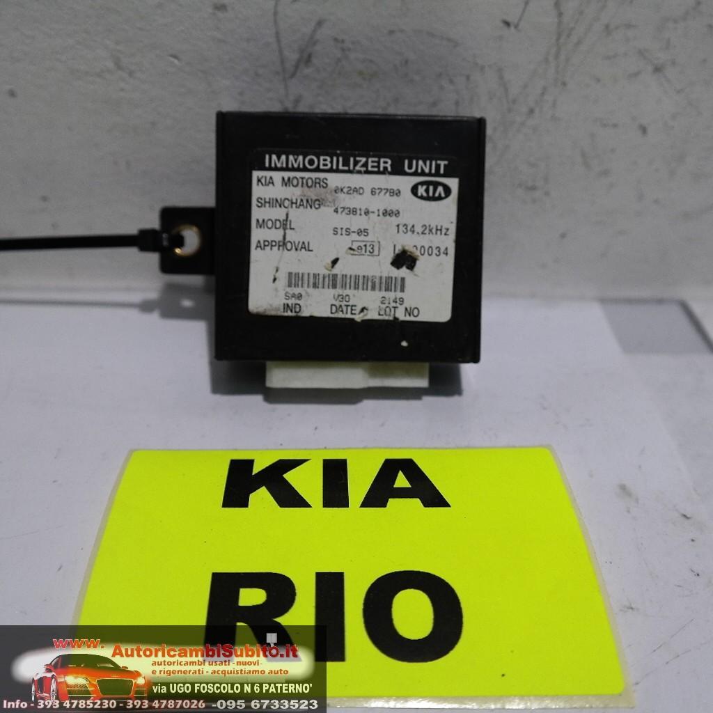 Kia rio dal 2000 al 2006 0k2ad677b0 / 4738101000 centralina