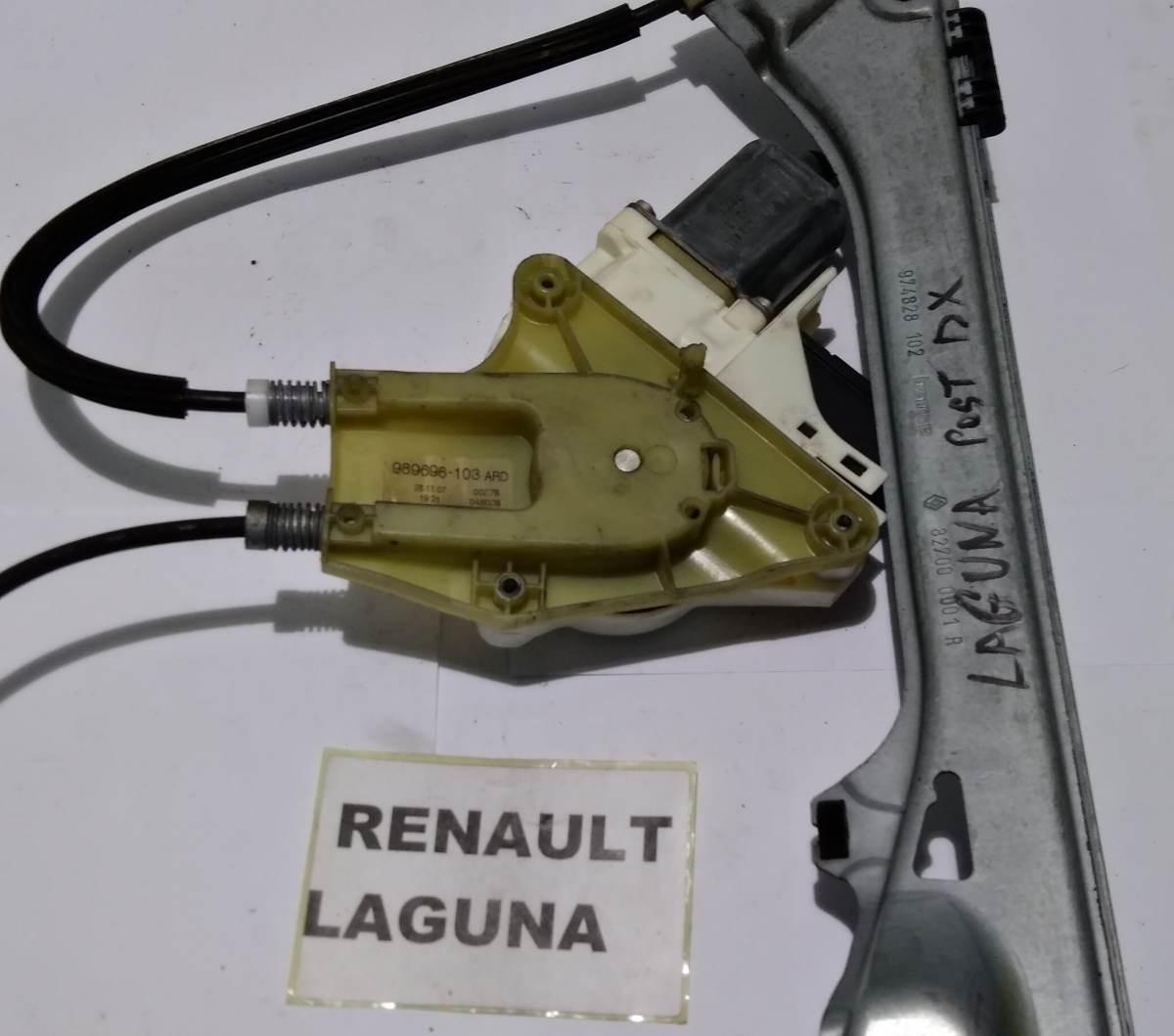827000001R  ALZA VETRO POST DX RENAULT LAGUNA 2.0 CDI <br />