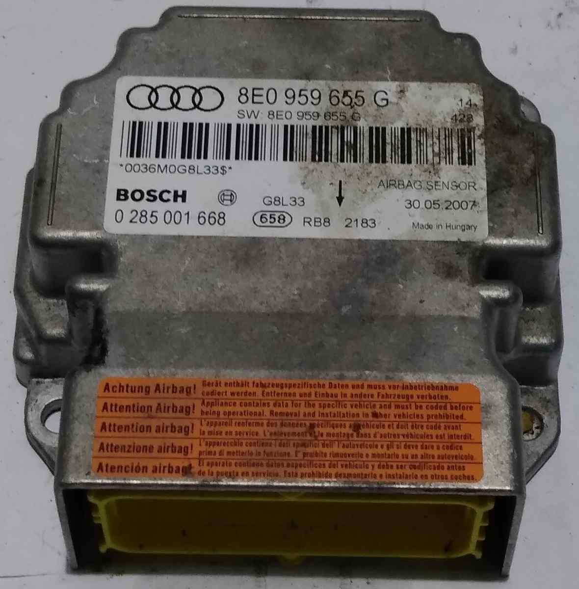 8E0959655G CENTRALINA AIRBAG AUDI A4 2007 <br />