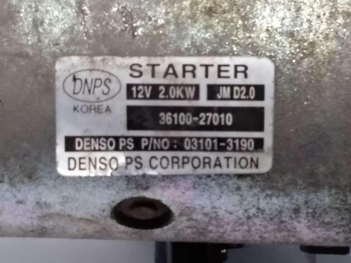 MOTORINO AVVIAMENTO HYUNDAI SANTA FE 3610027010<br /><br /><br />