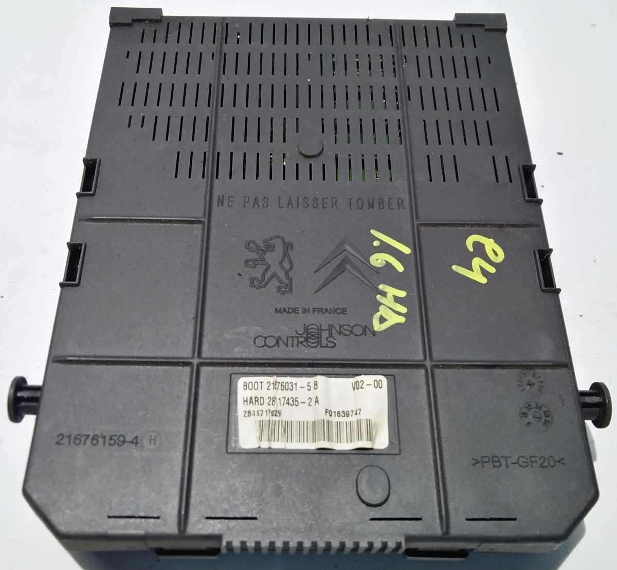 BODY COMPUTER CITROEN C4 1.6 HDI 2007 9661940480<br />