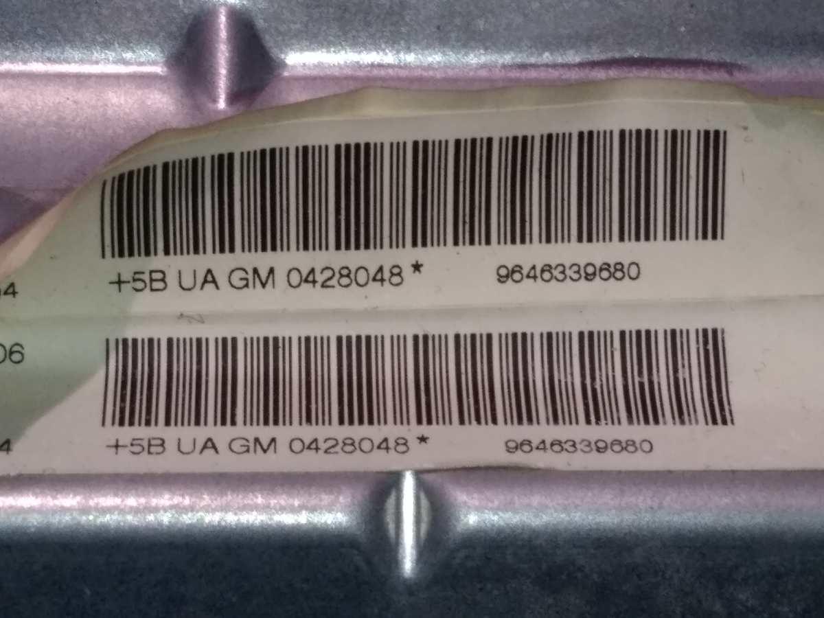 AIRBAG PASSEGGERO CITROEN C4 1.6 HDI 2007 9646339680<br /><br />