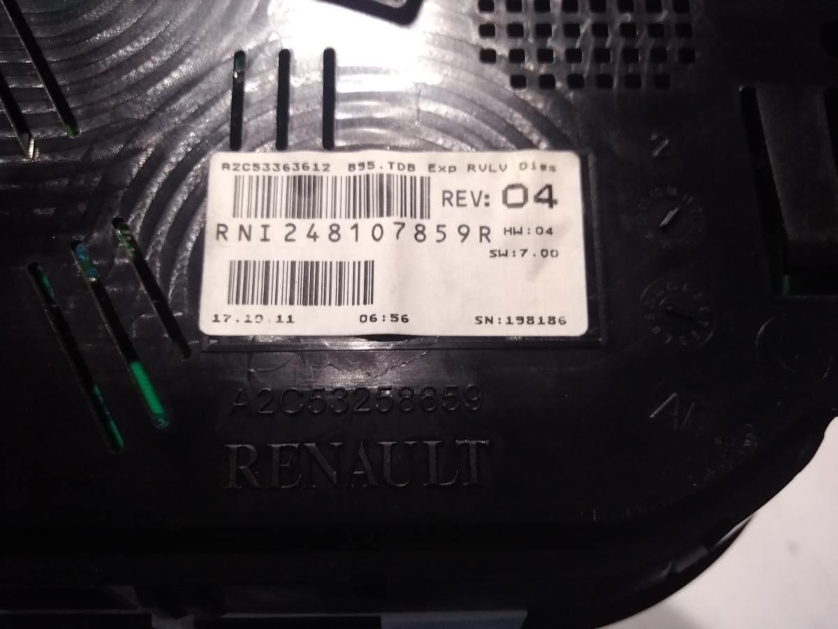 CONTAKM RENAULT MEGANE 2011 RNI248107859R<br /><br /><br /><br />