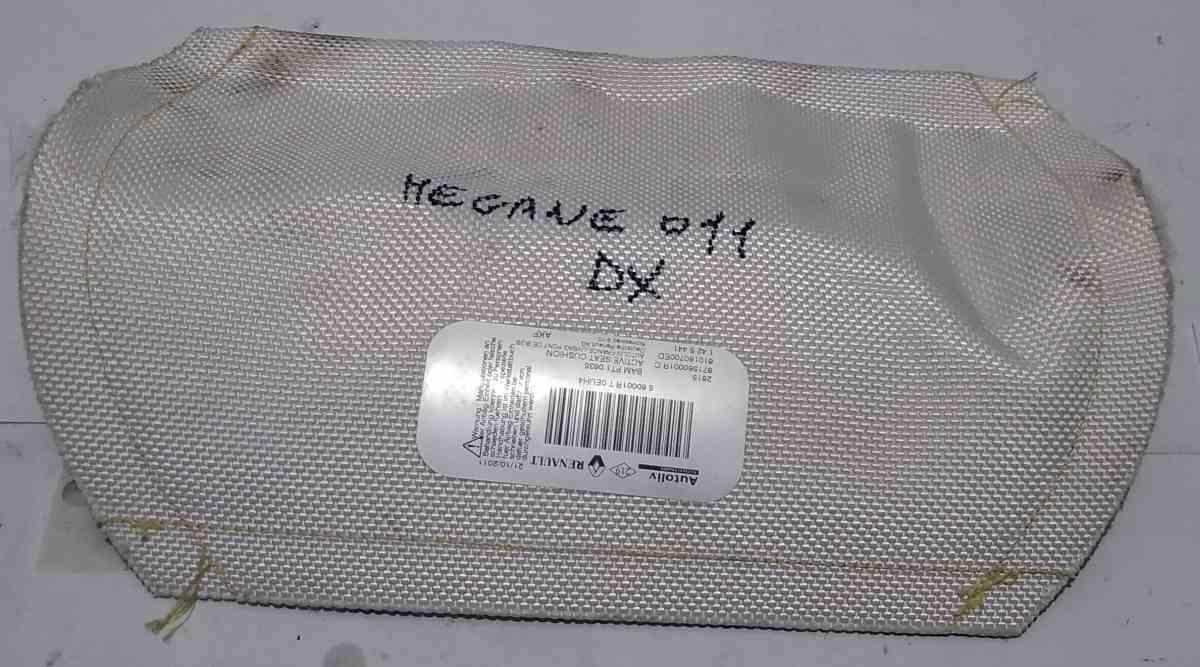 Airbag sedile inferiore dx renault megane 1.5 dci 2012 610160700ed