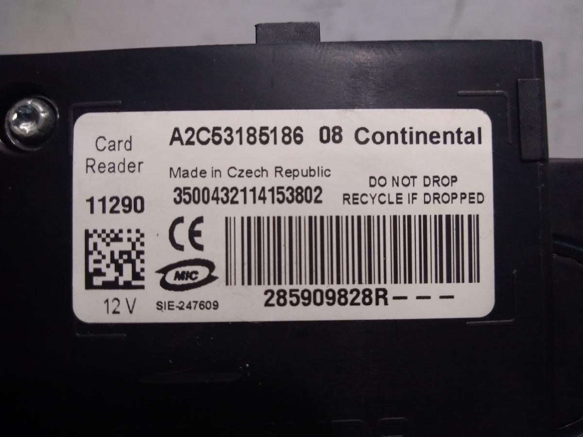 PORTA SCHEDA RENAULT MEGANE 2011 285909828R<br />