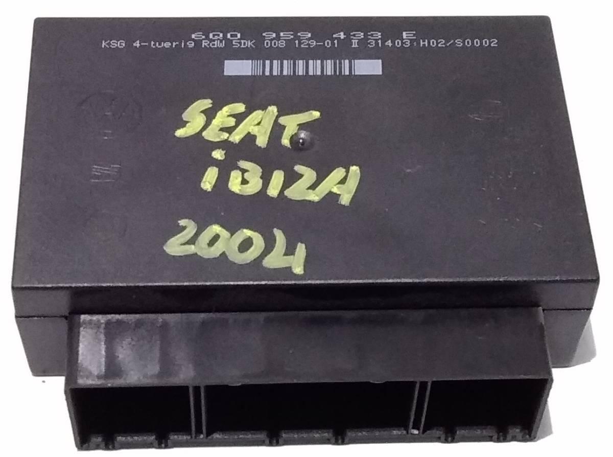 CENTRALINA COMFORT SEAT IBIZA 1.4 BZ 2004 6Q0959433E<br /><br /><br /><br />