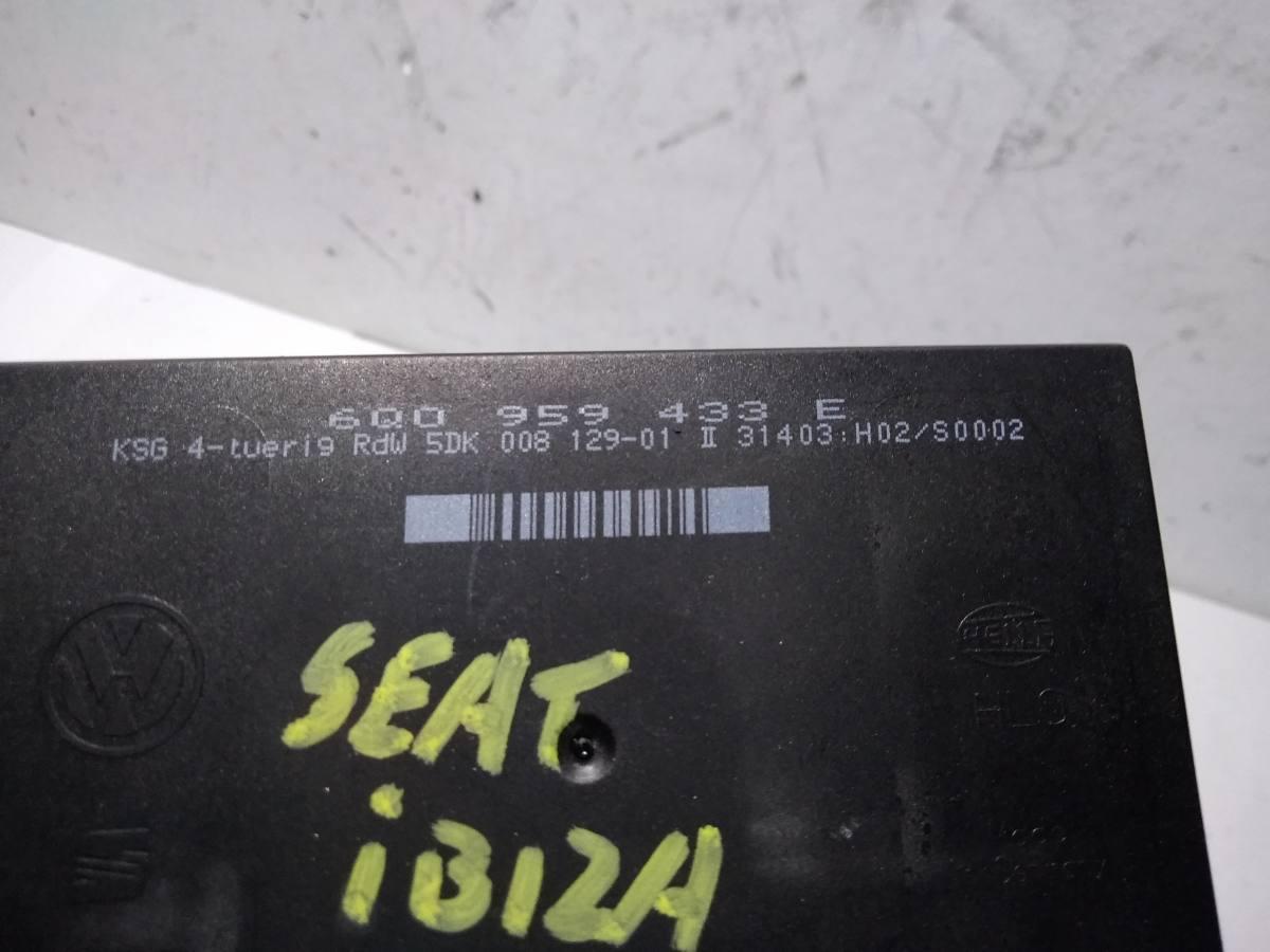 CENTRALINA COMFORT SEAT IBIZA 1.4 BZ 2004 6Q0959433E<br /><br /><br /><br />