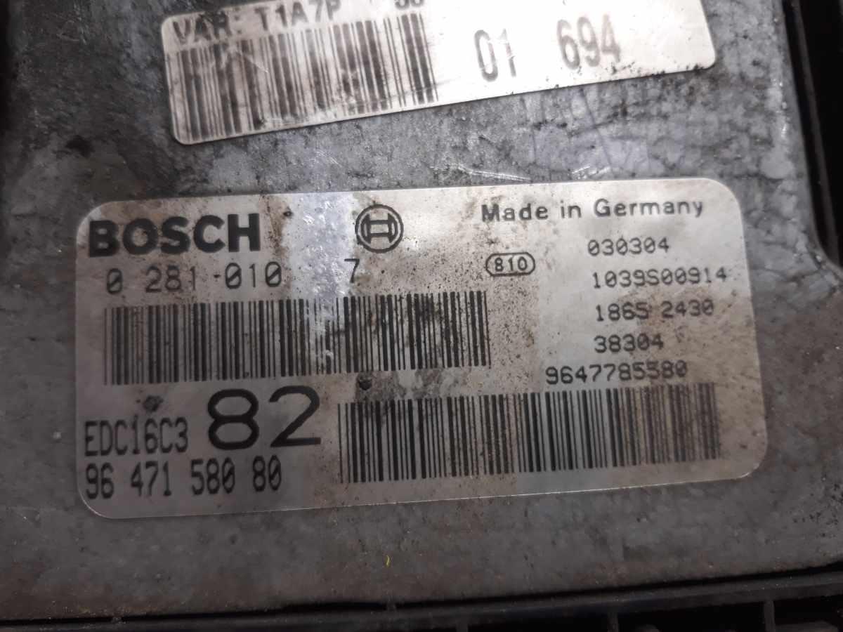 CENTRALINA MOTORE PEUGEOT 206 1.4 HDI 9647158080<br /><br /><br /><br />