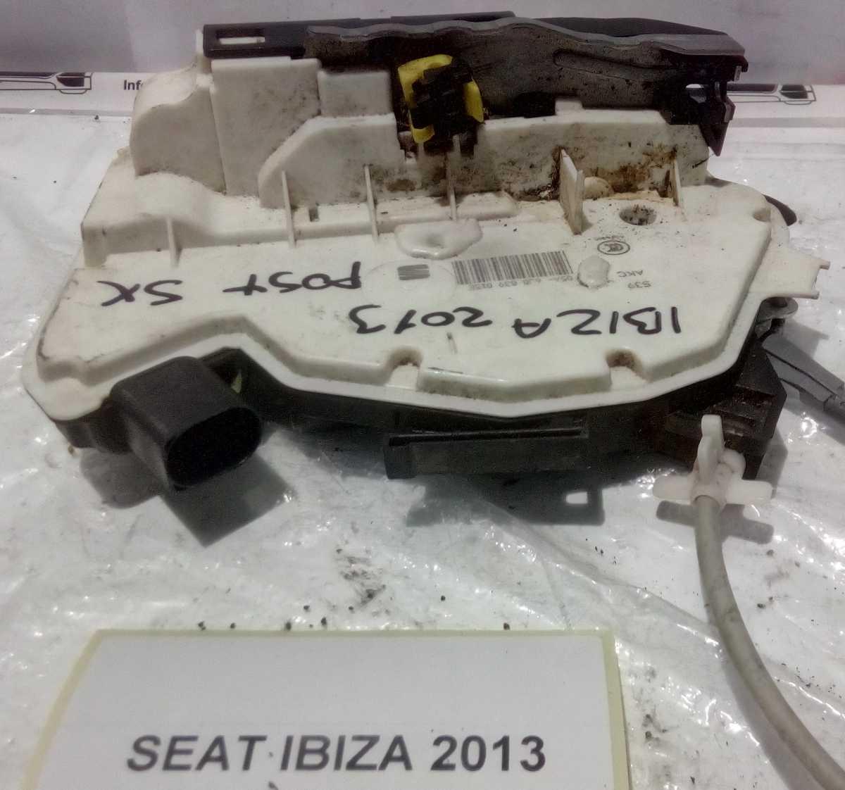 CHIUSURA PORTIERA POST SX SEAT IBIZA 2013 6J0839015E<br /><br /><br />