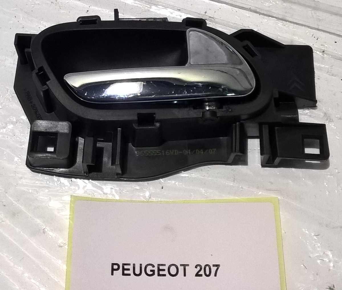 MANIGLIA INTERNA ANT DX PEUGEOT 207 2007 9144A4<br /><br /><br />