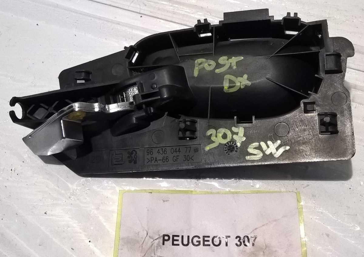 MANIGLIA INTERNA POST DX PEUGEOT 307 SW 2004 9143F0<br /><br /><br />