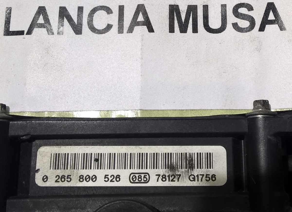 centralina abs  lancia musa 1.3 mtj 0265800526<br />