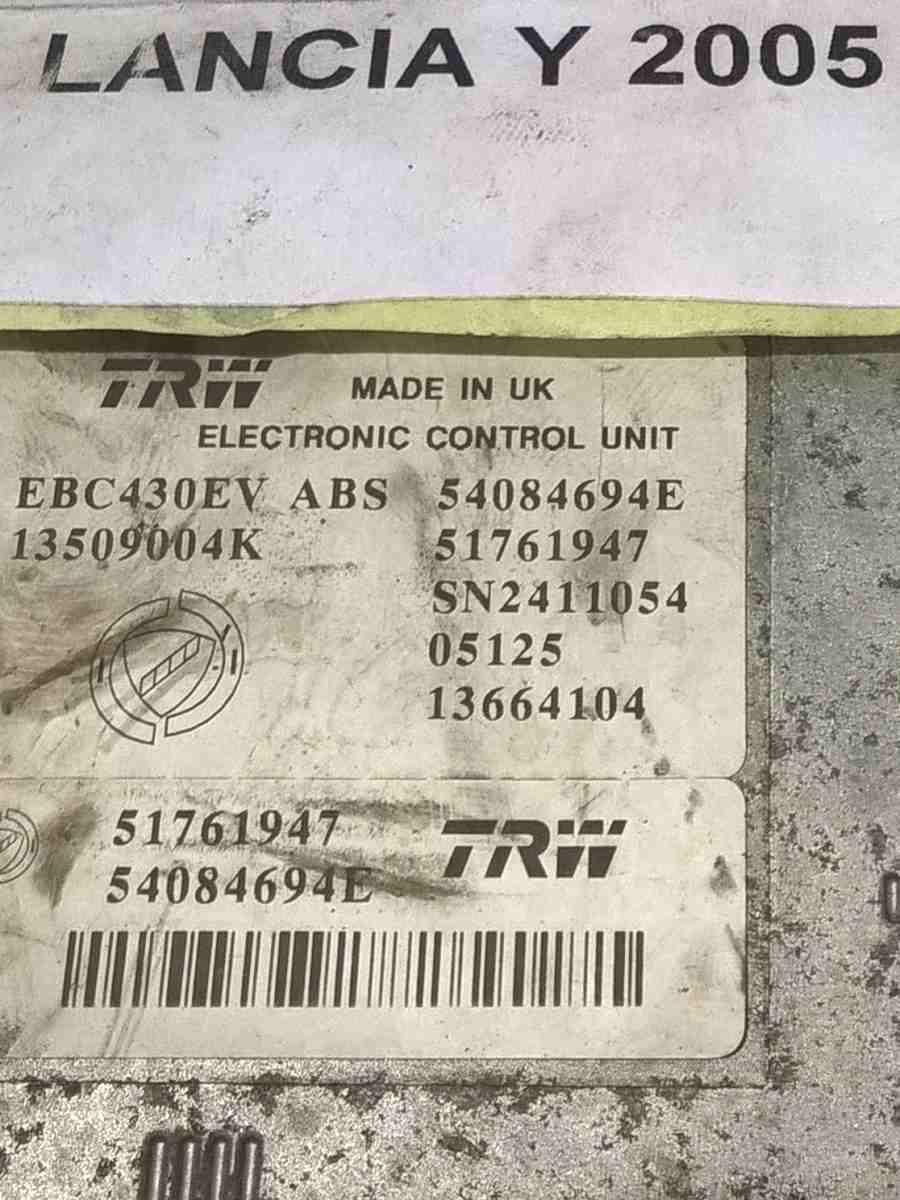 CENTRALINA ABS LANCIA Y 1.3 MTJ E100<br />