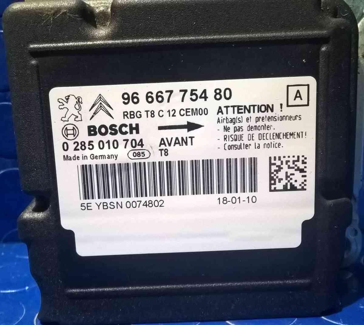 CENTRALINA AIRBAG PEUGEOT 3008 1.6 HDI 2010 9666775480<br />