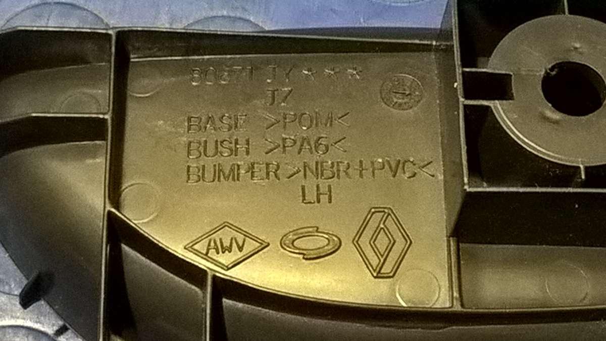 MANIGLIA INTERNA ANT SX RENAULT KOLEOS 2.0 DCI 2010 80671JY10A<br />