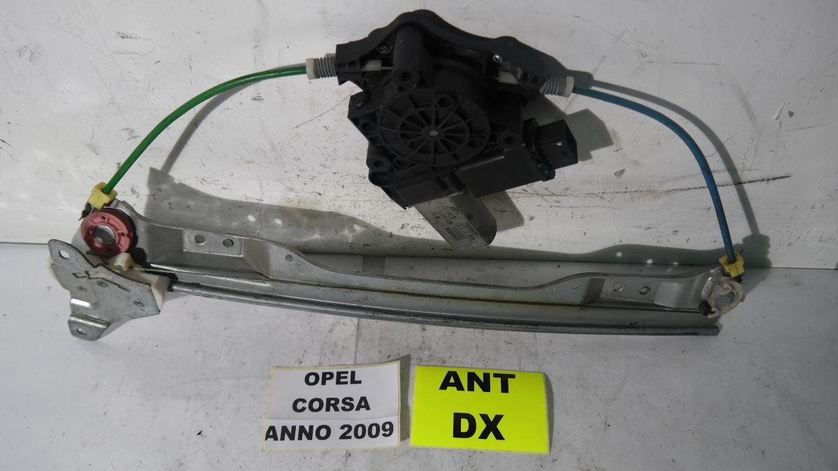 Opel corsa alzavetro elettrico anteriore dx