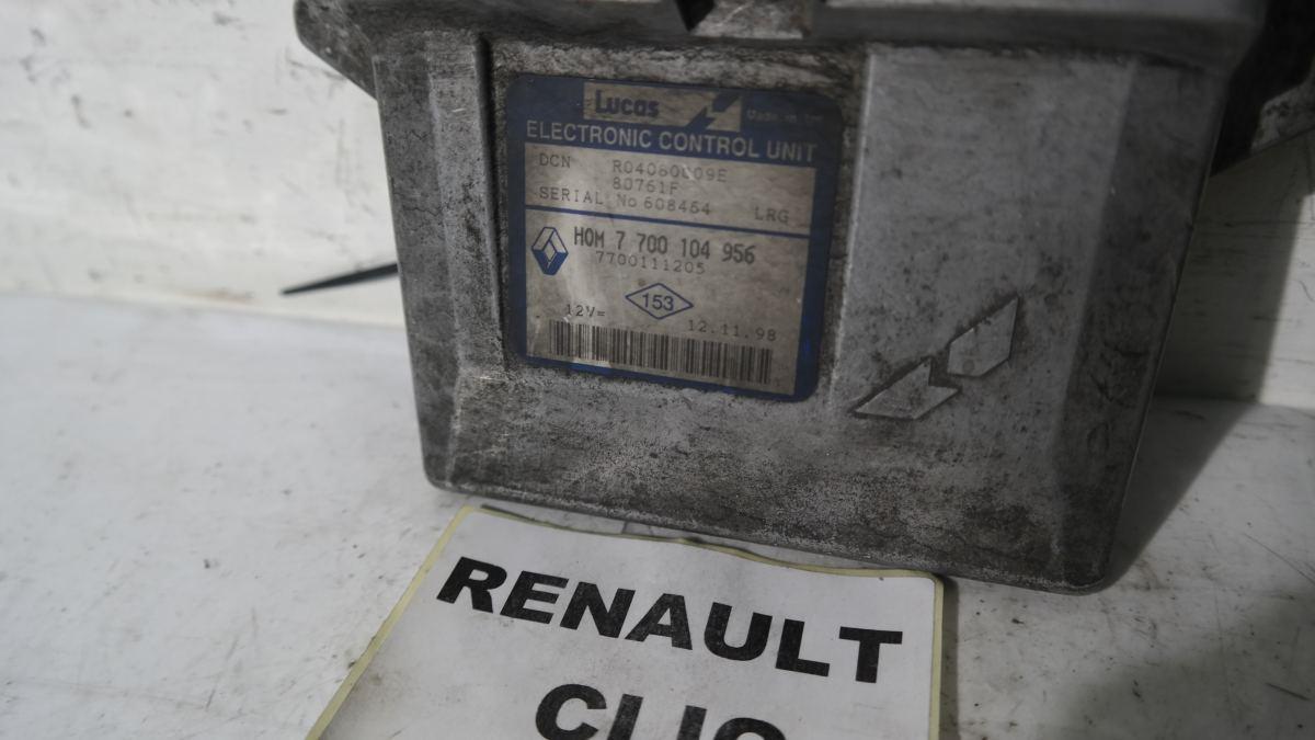 Renault clio 1900 dci 7700104956 centralina motore lucas