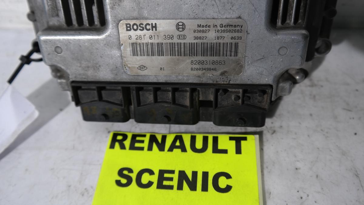 Renault scenic 0281011390 centralina motore bosch