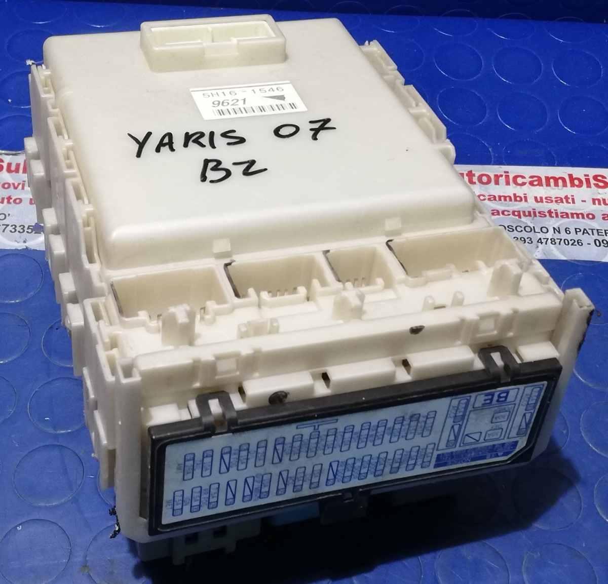 PORTAFUSIBILI TOYOTA YARIS 1.0 BZ 2007 507250582<br /><br />