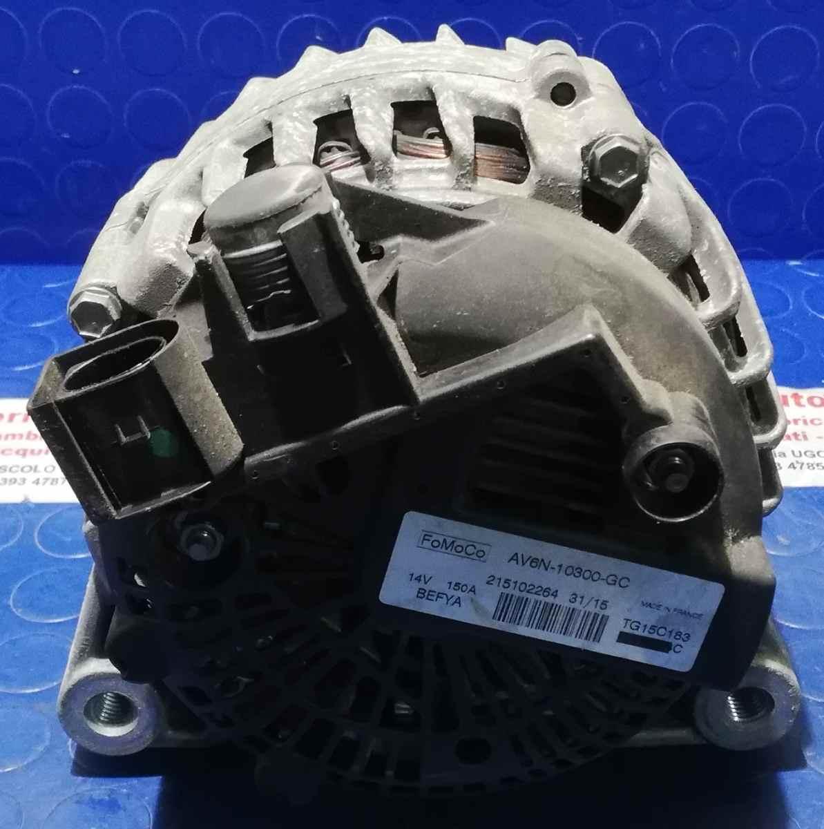 ALTERNATORE FORD B-MAX 1.5 TDCi 75CV 2015 AV6N10300GC<br /><br /><br />
