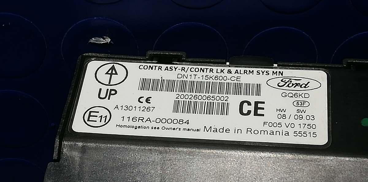 BODY COMPUTER FORD B-MAX 1.5 TDCi 75CV 2015 DN1T15K600CE<br /><br /><br />