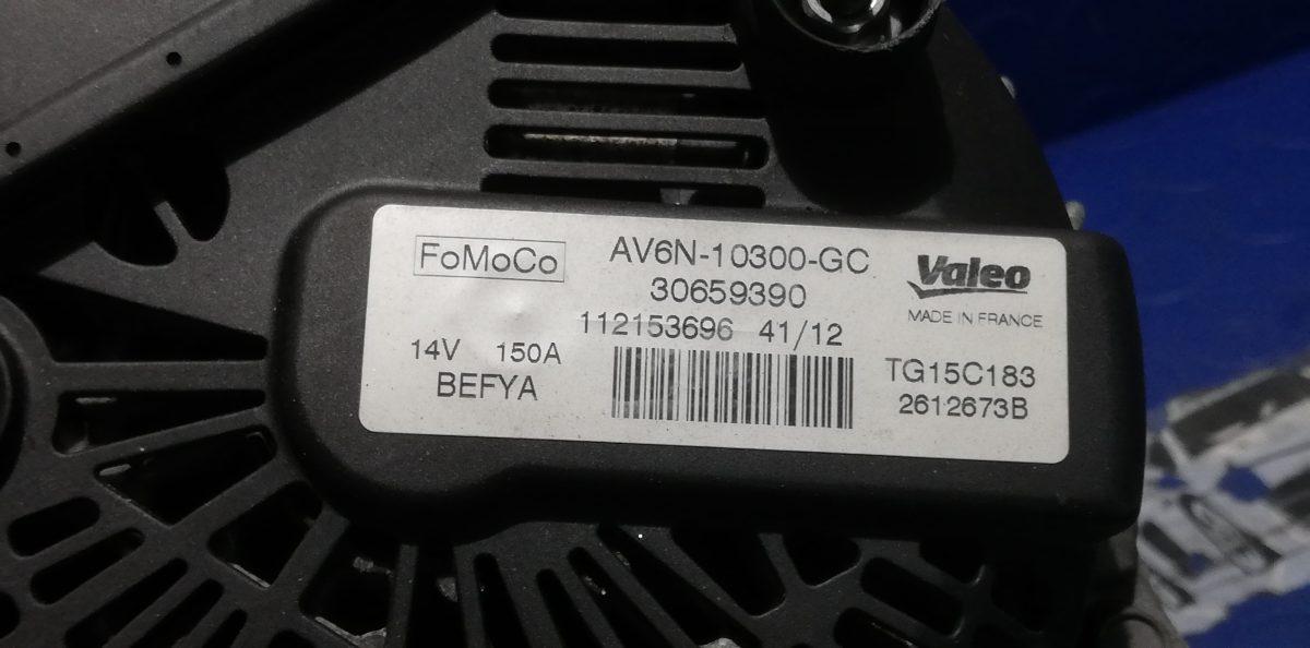 ALTERNATORE FORD B MAX 2015 1.6 TDI 95CV AV6N10300GC<br /><br /><br />