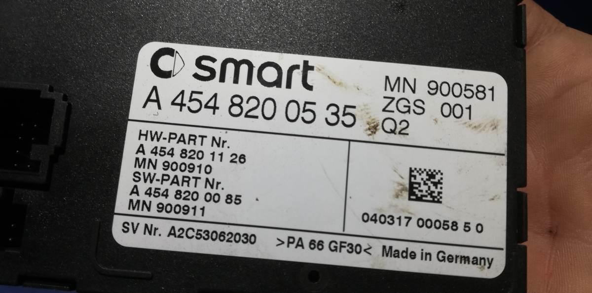 CENTRALINA ECU SMART FORFOUR 1.1 W454 A4548200535<br /><br /><br />
