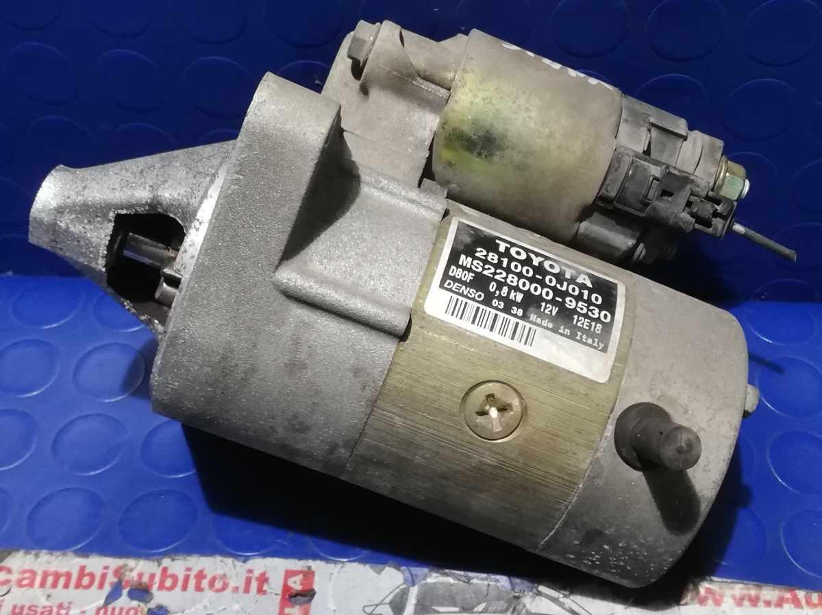 MOTORINO AVVIAMENTO TOYOTA YARIS 2004 1.0 BZ 281000J010<br /><br /><br />