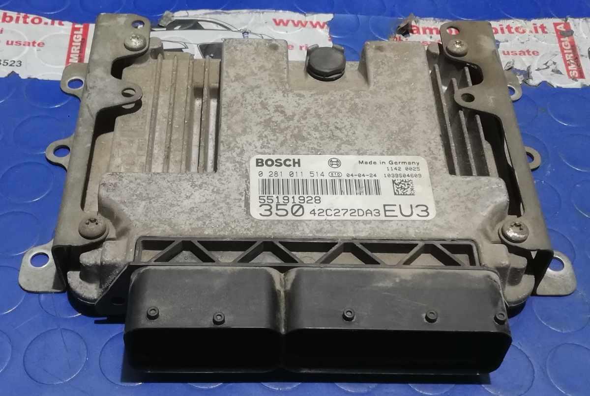 CENTRALINA MOTORE FIAT IDEA 1.9 MJT 2006 0281011514<br /><br /><br />