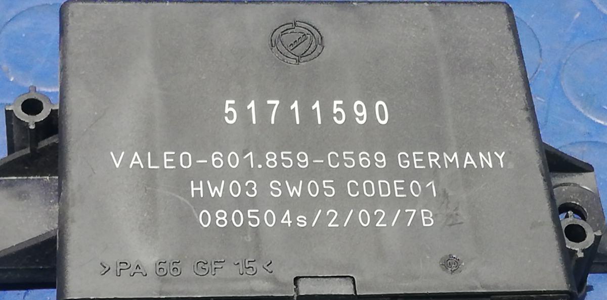 CENTRALINA SENSORI PARCHEGGIO FIAT IDEA 1.9 MJT 2006 51711590<br /><br /><br />