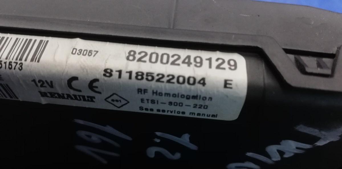 CENTRALINA ECU RENAULT TWINGO 1.2 16V 8200249129<br /><br /><br />